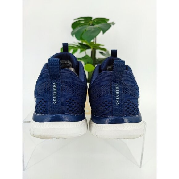 Skechers Women's Blue Mesh Lace Up Sneaker Size 8.5 US - Picture 3 of 8